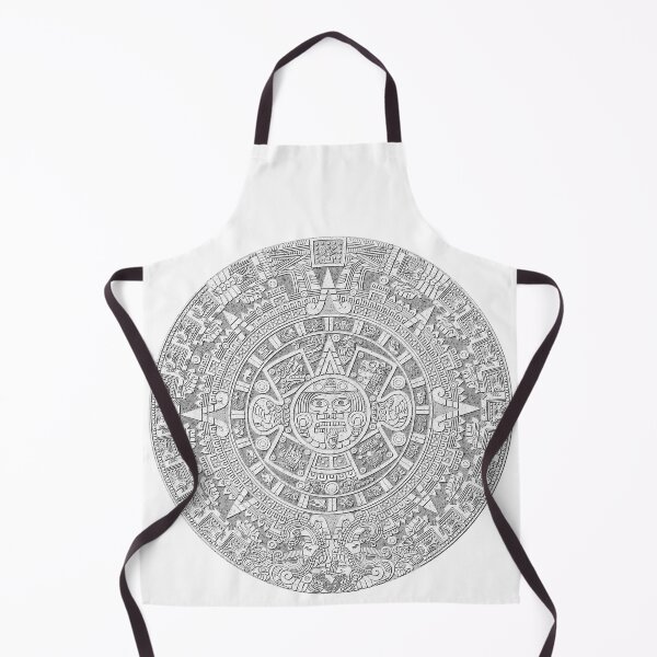 Item preview, Piedra del Sol - White Granite Aztec Calendar Sun Stone designed and sold by Aztectees.