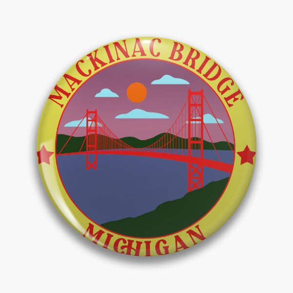 Item preview, Mackinac Bridge - Lake Michigan designed and sold by Nature-mark.