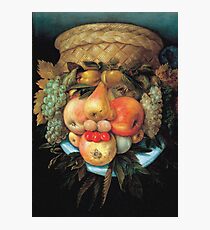 Giuseppe Arcimboldo - Fruit Basket Photographic Print