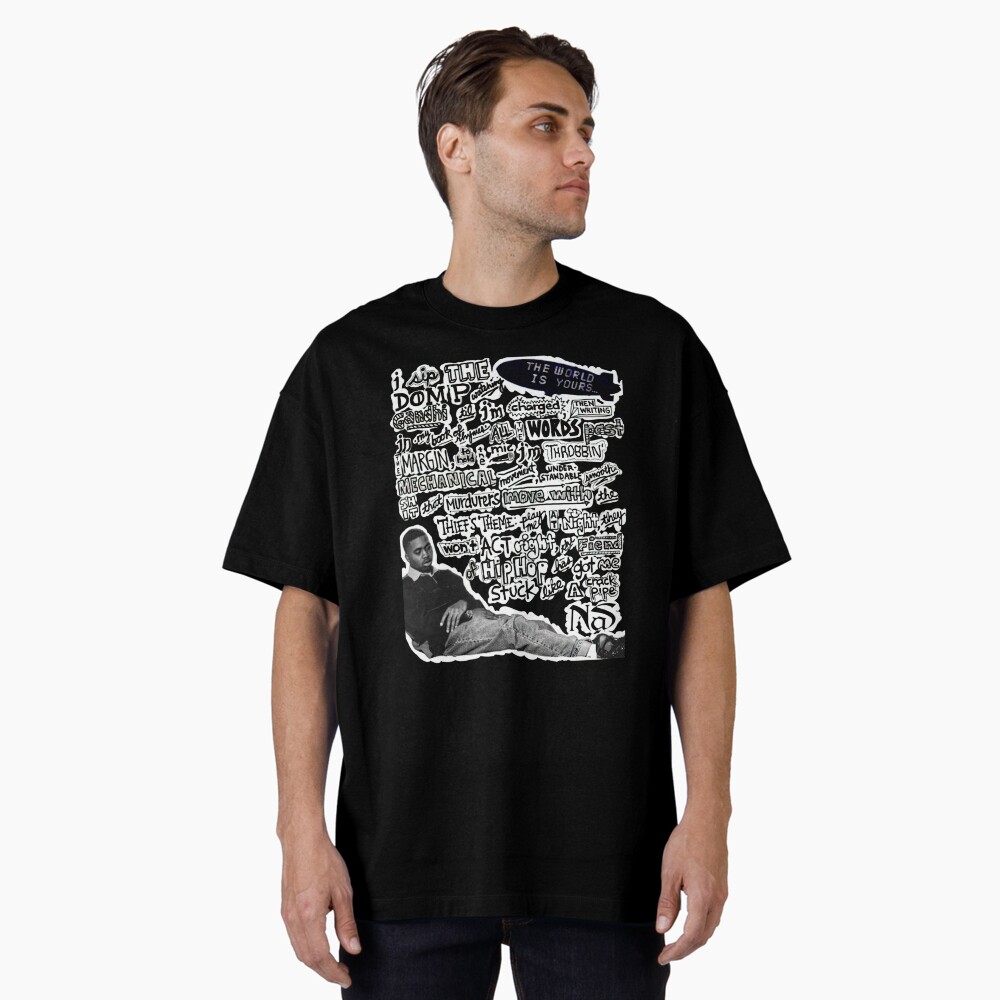 NAS The World Is Yours バンドTシャツ 公式 オフィシャル NAS Tシャツ -World Is Yours / BLACK- | Pay ID