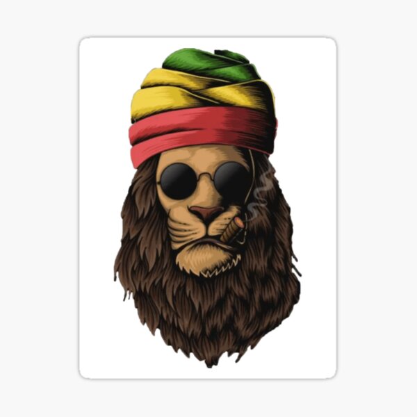 lion reggae Sticker