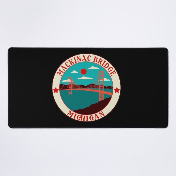 Item preview, Mackinac Bridge - Lake Michigan vintage designed and sold by Nature-mark.