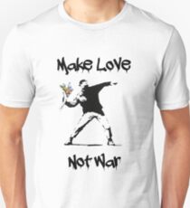 Make Love, Not War Slim Fit T-Shirt