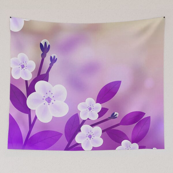 Item preview, Flowers art Purple  designed and sold by Tshirtstory.