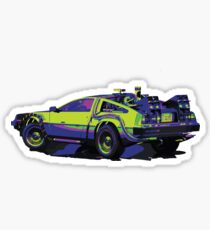 Back to the Future Delorean | Car | Cult Movie Sticker