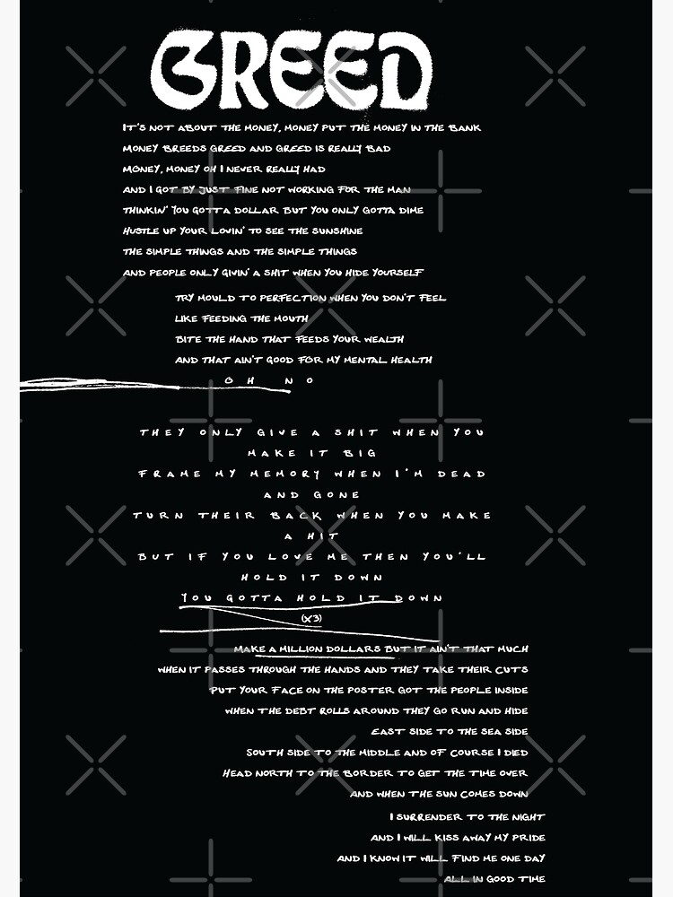 Tash sultana lyrics BEST SELLER | Poster