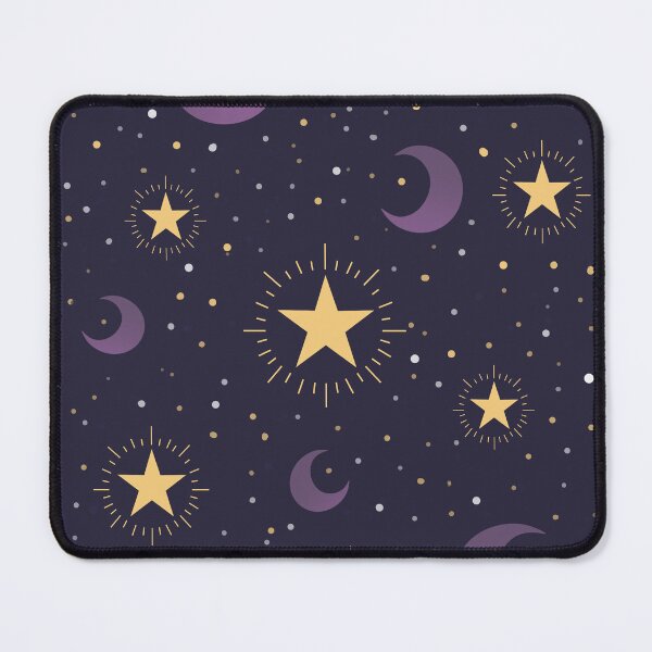 Item preview, Star and Moon pattern on a Dark background designed and sold by starrysheny.