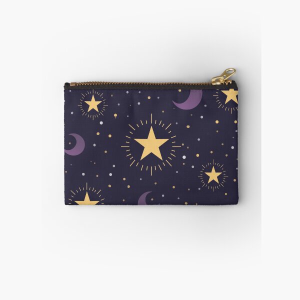 Item preview, Star and Moon pattern on a Dark background designed and sold by starrysheny.