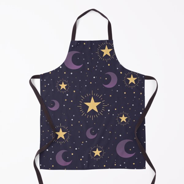 Item preview, Star and Moon pattern on a Dark background designed and sold by starrysheny.