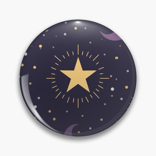 Item preview, Star and Moon pattern on a Dark background designed and sold by starrysheny.