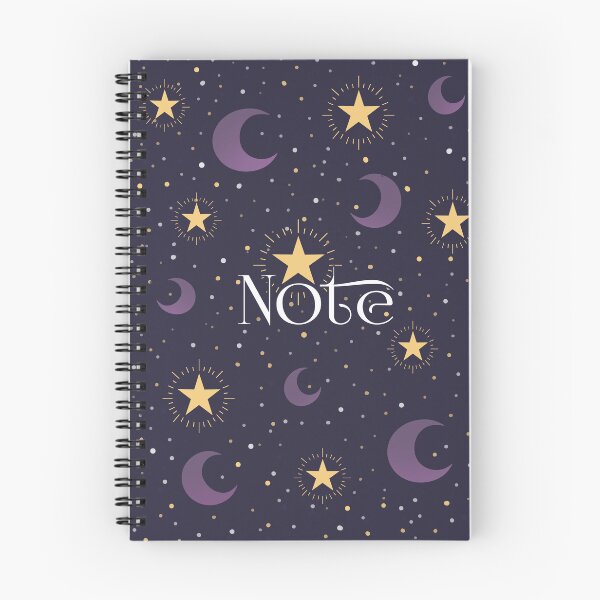 Item preview, Star and Moon pattern on a Dark background designed and sold by starrysheny.