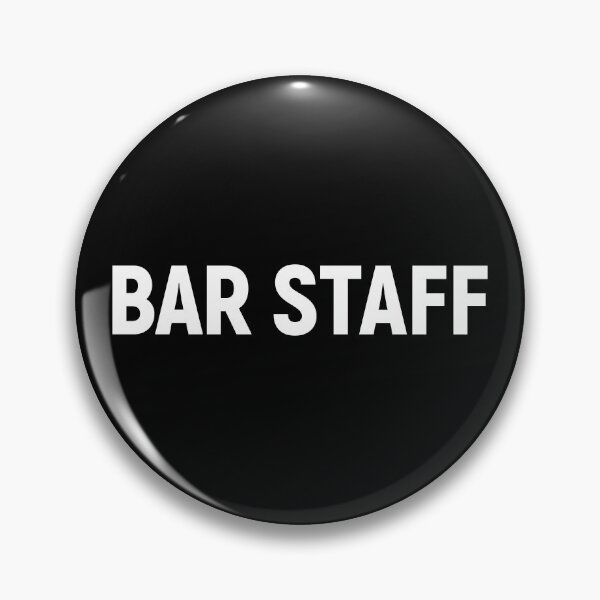 Item preview, Bar Staff (White Text) designed and sold by STUDIO-72.