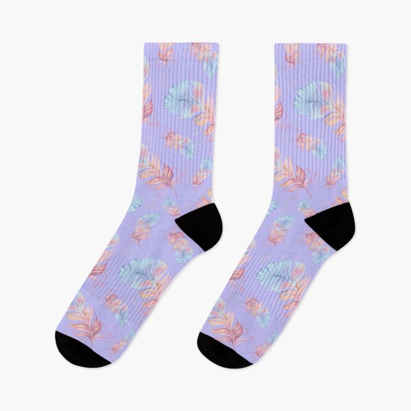 Item preview, Soft Pastel Feathers | Blue, Pink, Lilac Boho Chic Hippie Design designed and sold by AurayaStudio.
