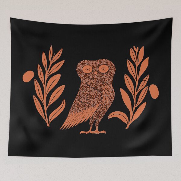 Item preview, Owl of Athena designed and sold by archaeologyart.