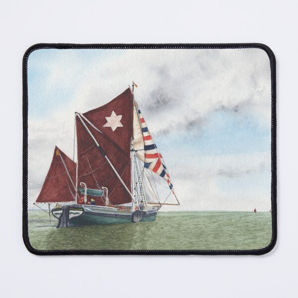 Item preview, Watercolour Sailing Barge designed and sold by HeartwoodStudio.
