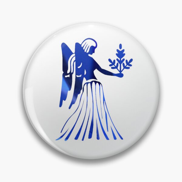 Item preview, Virgo Zodiac Symbol Silhouette Design With September Birthstone Sapphire Background  designed and sold by TacoRose.