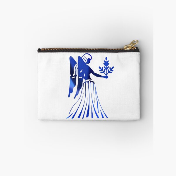 Item preview, Virgo Zodiac Symbol Silhouette Design With September Birthstone Sapphire Background  designed and sold by TacoRose.