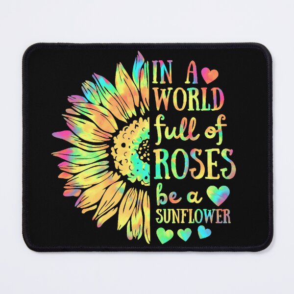 Item preview, Tie Dye Sunflower Quote designed and sold by HolyWater SHOP.