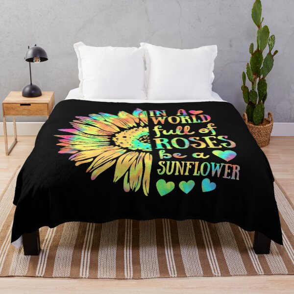 Item preview, Tie Dye Sunflower Quote designed and sold by HolyWater SHOP.