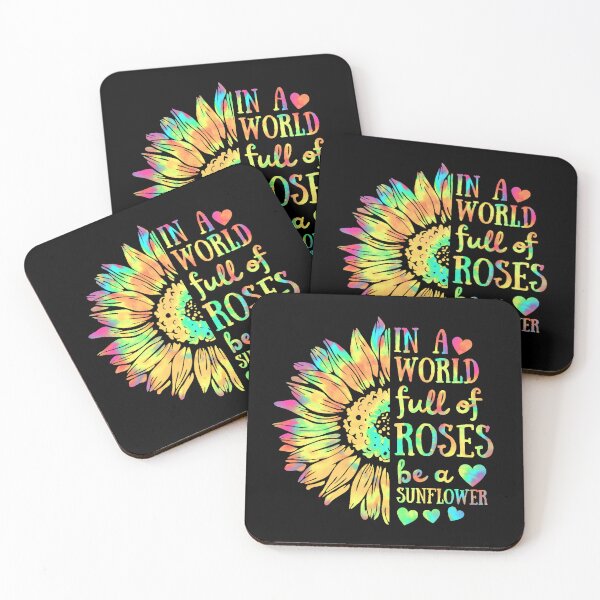 Item preview, Tie Dye Sunflower Quote designed and sold by HolyWater SHOP.