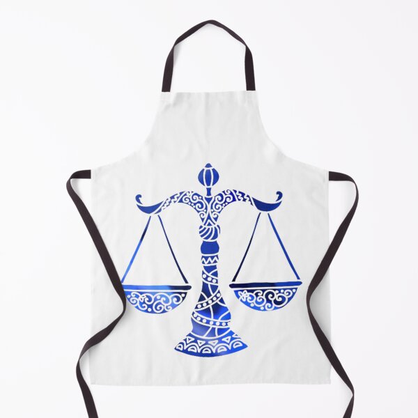 Item preview, Libra Zodiac Symbol Silhouette Design With September Birthstone Sapphire Background designed and sold by TacoRose.