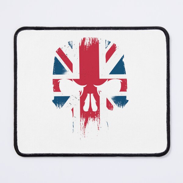 Item preview, Britan Flag Souvenir Gift Country Skull British Heritage designed and sold by DadJokeDescript.