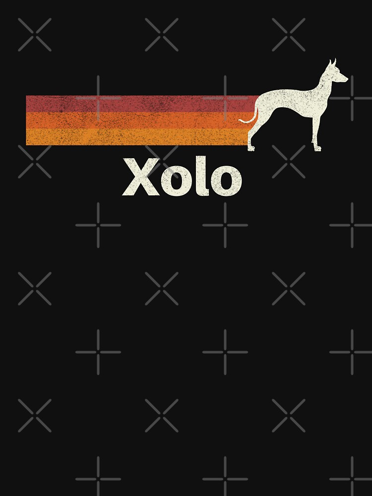 Imagen 7 de 7, Camiseta clásica con la obra Xoloitzcuintli Xolo Dog Vintage Retro Pet Lover, diseñada y vendida por rafaeltto.