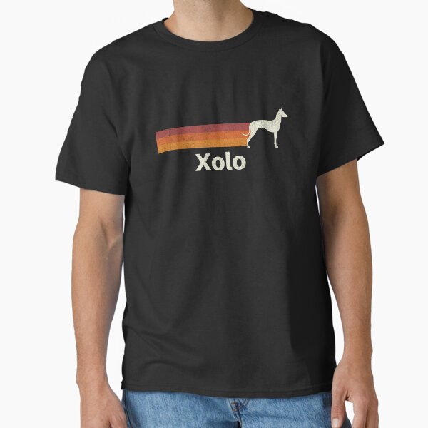 Vista previa del artículo con la obra «Xoloitzcuintli Xolo Dog Vintage Retro Pet Lover», diseñado y vendido por rafaeltto.