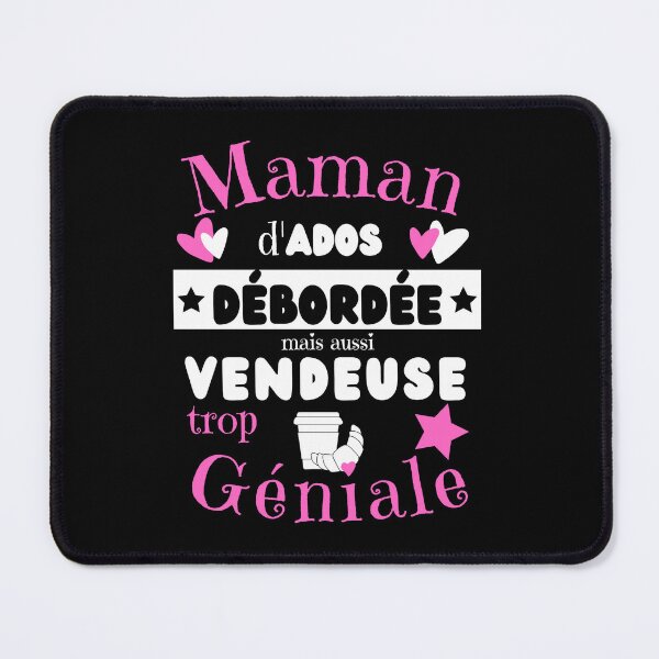 Item preview, Mom overwhelmed coffee croissant saleswoman birthday gift designed and sold by RomualdGR.