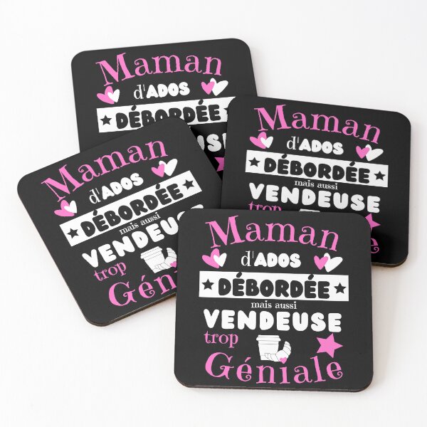 Item preview, Mom overwhelmed coffee croissant saleswoman birthday gift designed and sold by RomualdGR.