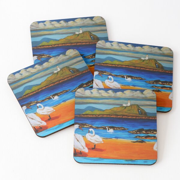 Item preview, 5 swans, Fidra designed and sold by David Hutchison.