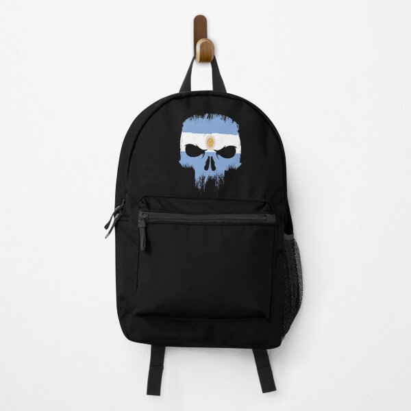 Item preview, Argentina Flag Souvenir Gift Country Skull Argentinian Heritage designed and sold by DadJokeDescript.