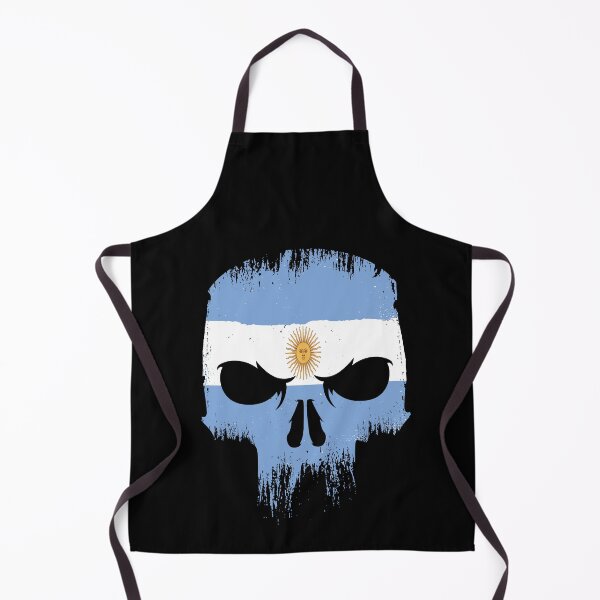 Item preview, Argentina Flag Souvenir Gift Country Skull Argentinian Heritage designed and sold by DadJokeDescript.