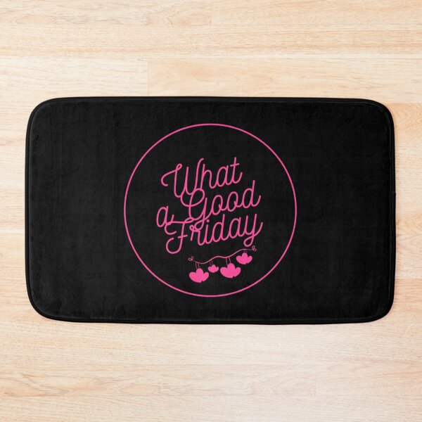 Item preview, What A Good Friday Pink Text _amp_ Flower 2022 Trending Easter Palm Sunday   designed and sold by FinoStore.