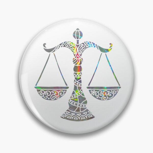 Item preview, Libra Zodiac Symbol Silhouette Design With October Birthstone Opal Background  designed and sold by TacoRose.