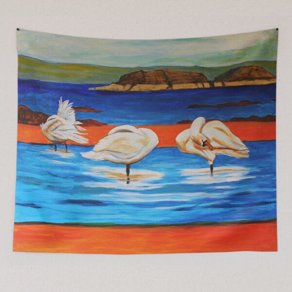 Item preview, 3 swans designed and sold by David Hutchison.