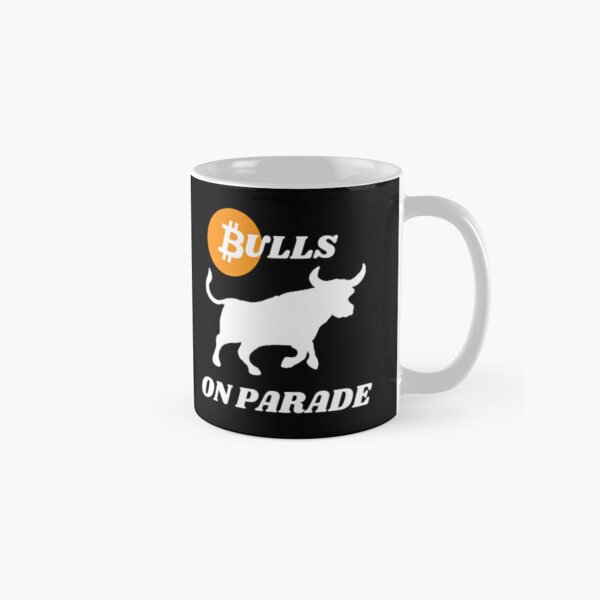 bulls on parade - bitcoin trading - crypto bitcoin - crypto art - black cla...