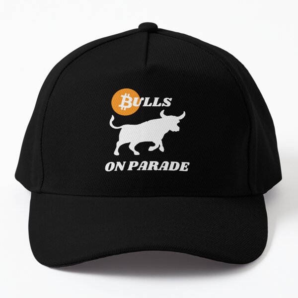 bulls on parade - bitcoin trading - crypto bitcoin - crypto art - black bas...