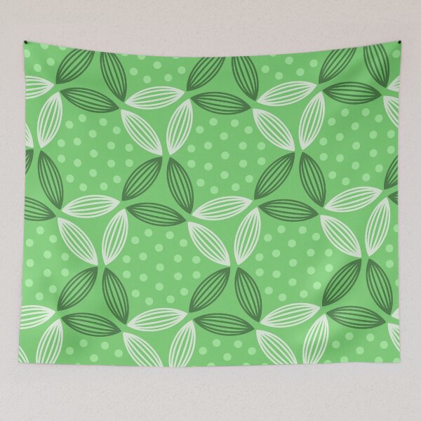 Item preview, Floral Art Pattern green  designed and sold by Tshirtstory.