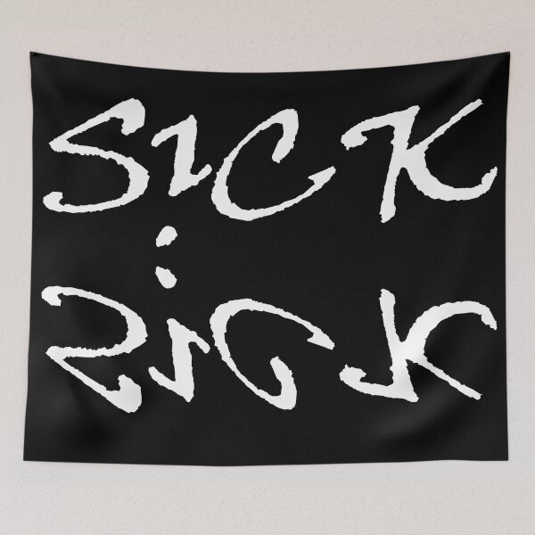 Item preview, Sickick Sick Kick S!ck!ck Mirror Effect White Clasic designed and sold by TheGreedyCrypto.