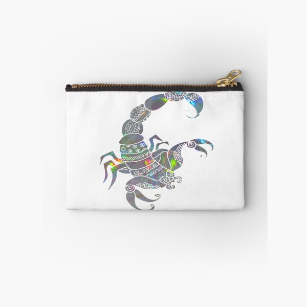 Item preview, Scorpio Zodiac Symbol Silhouette Design With October Birthstone Opal Background  designed and sold by TacoRose.