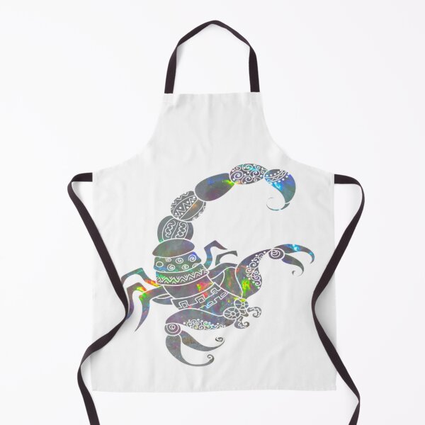 Item preview, Scorpio Zodiac Symbol Silhouette Design With October Birthstone Opal Background designed and sold by TacoRose.