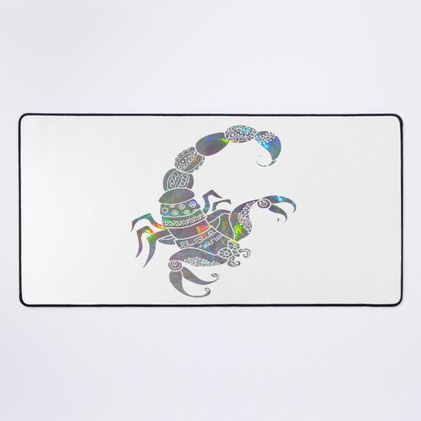 Item preview, Scorpio Zodiac Symbol Silhouette Design With October Birthstone Opal Background  designed and sold by TacoRose.
