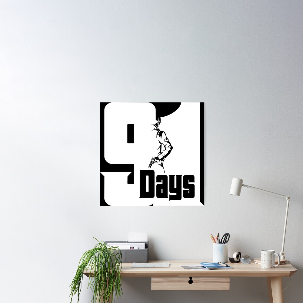 91 Days - logo Poster for Sale by BaryonyxStore