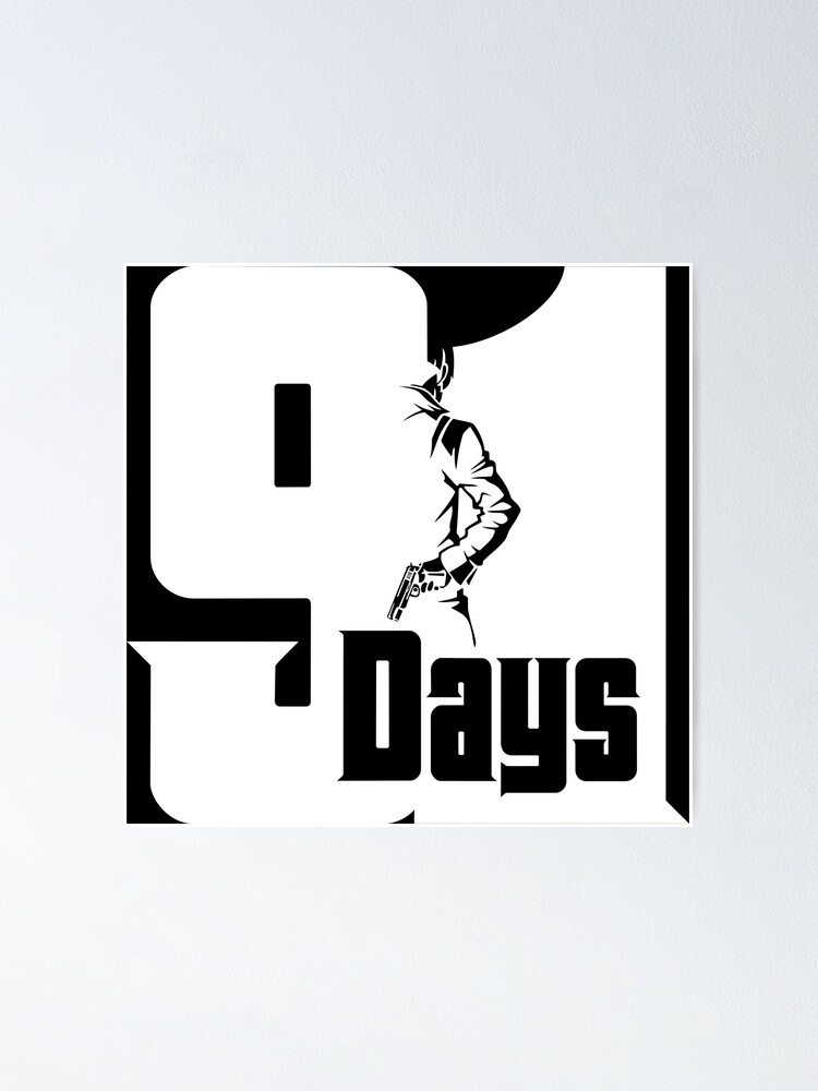 91 Days - logo Poster for Sale by BaryonyxStore