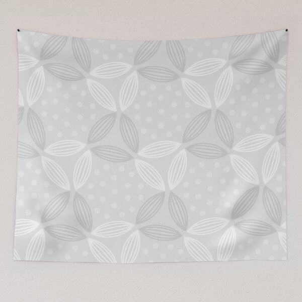 Item preview, Floral Art pattern white  designed and sold by Tshirtstory.