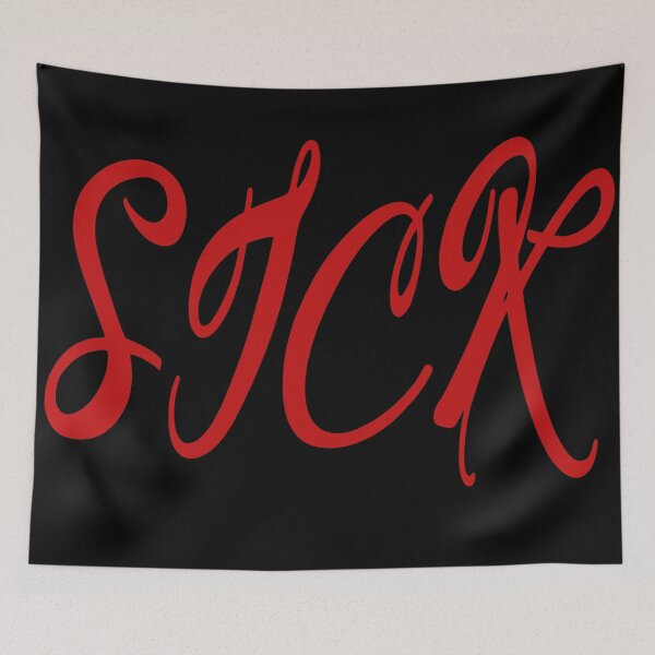 Item preview, S!ck Sickick red S!ckK!ck designed and sold by TheGreedyCrypto.