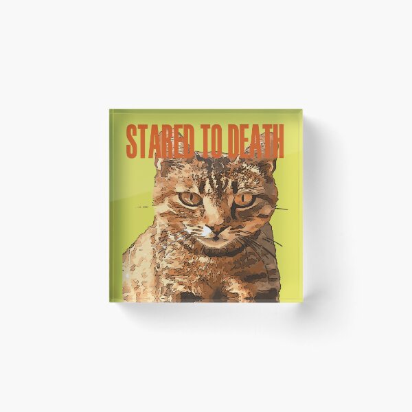 Item preview, Stared To Death Tabby Cat Humor designed and sold by taiche.
