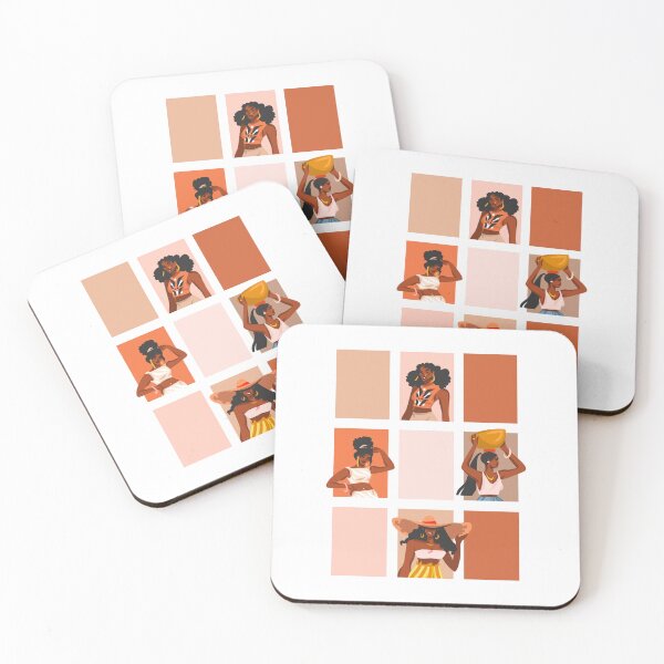 Item preview, happy black afro american beauty women group lifestyle designed and sold by Anastasy-Helter.
