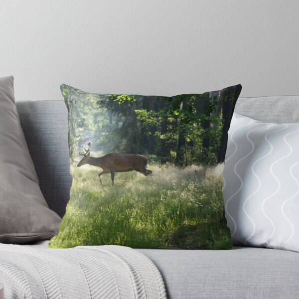 Item preview, A deer in the forest in the morning designed and sold by PiotrekJ.